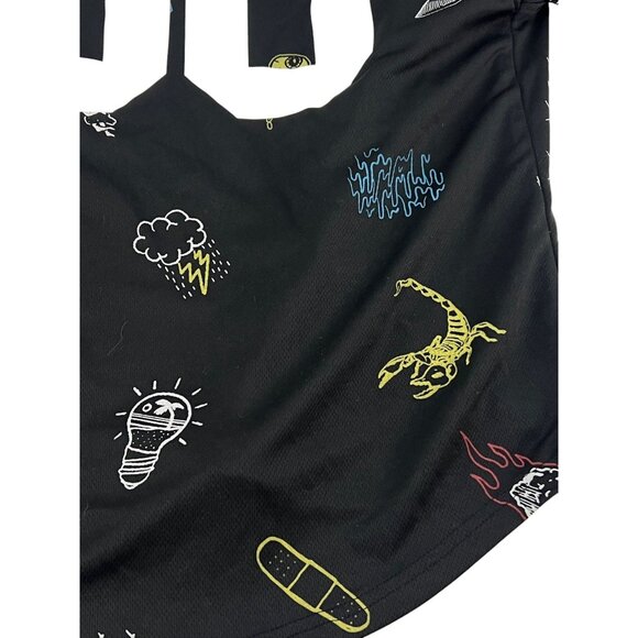 Rue21 Los Angeles Graphic Baseball Jersey Button-Up S Short Sleeves Athleisure - Picture 11 of 16